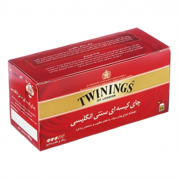 چای تی بگ سنتی انگلیسی 25 عددی توینینگز