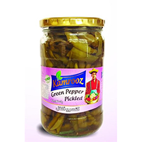 ترشی فلفل شیشه 750 کامروز