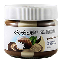 شکلات صبحانه فندقی دورنگ 300 سوربن