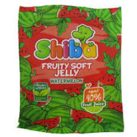 سافت جلی آبمیوه ای با طعم هندوانه شیبا 