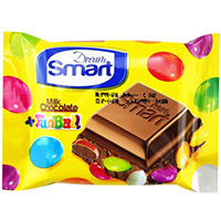 شکلات مغزدار با دراژه شکلاتی دریم اسمارت شیرین عسل