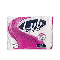 دستمال توالت 4 لایه 2 رول بی ساید پاپیا24*2