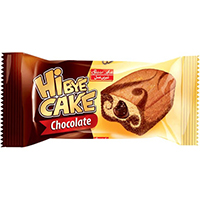 کیک دو رنگ مغزدار کرم کاکائویی بیضی شیرین عسل