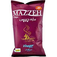مزه چیپس متوسط سرکه بالزامیک مزمز