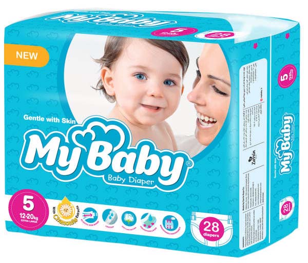 پوشک مای بیبی آبی سایز 5 اکو