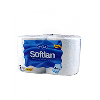 دستمال توالت 2 قلو سافتلن