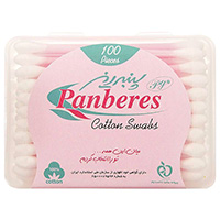 گوش پاکن مکعبی 100 عددی پنبه ریز