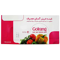 کیسه فریز آسان مصرف 120 عددی گلرنگ