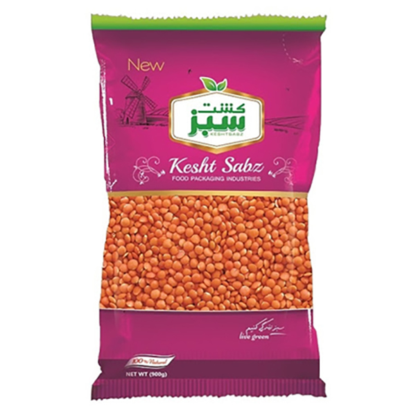 دال عدس 900 گرم سلوفان کشت سبز