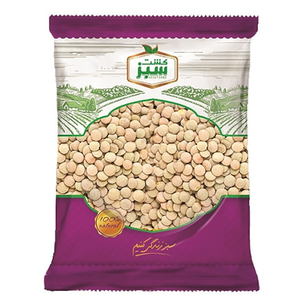 عدس درشت 450 گرم سلوفان کشت سبز