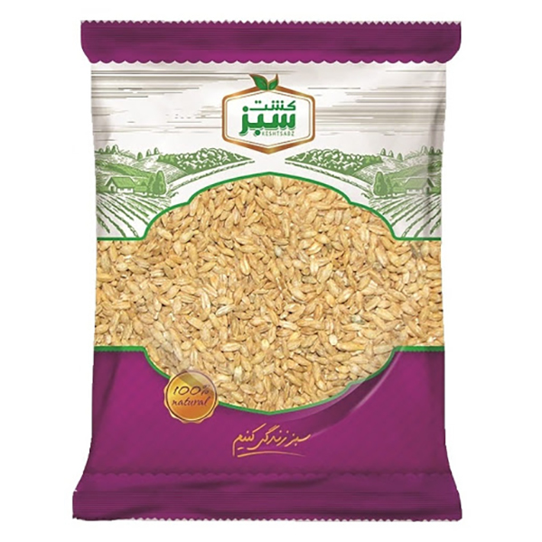 جو پوست کنده 300 گرم سلوفان کشت سبز