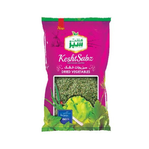 سبزی قورمه 80 گرم سلوفان کشت سبز