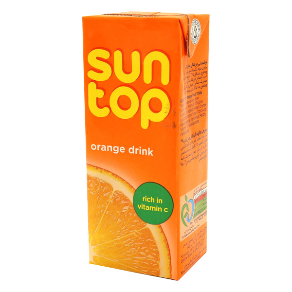 آب میوه پرتقال 200 سان تاپ  