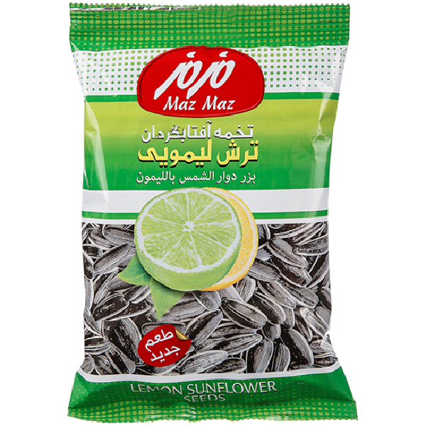 تخمه آفتابگردان پوستدار لیمویی 105مزمز