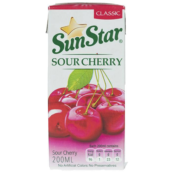 نوشیدنی آلبالو 200 کلاسیک سان استار