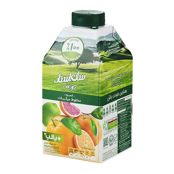 آبمیوه مخلوط مرکبات 500 سی سی کامبی دام سان استار 
