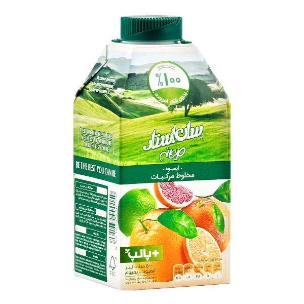 آبمیوه مخلوط مرکبات 500 سی سی کامبی دام سان استار 