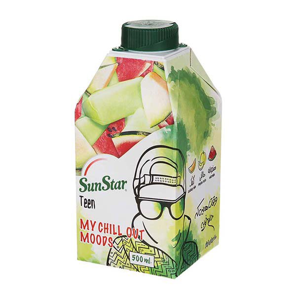 آبمیوه پسرانه میکس ملون500 سان استار