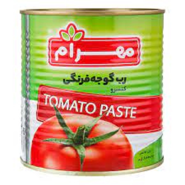 رب گوجه فرنگی قوطی 800 گرم مهرام