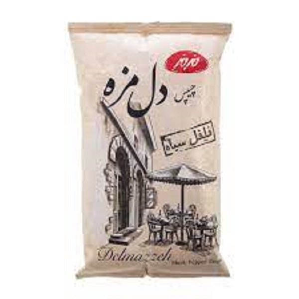 چیپس دل مزه فلفل سیاه الگانس 90مزمز 