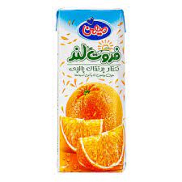نکتار پرتقال پاکتی 200فروت لند