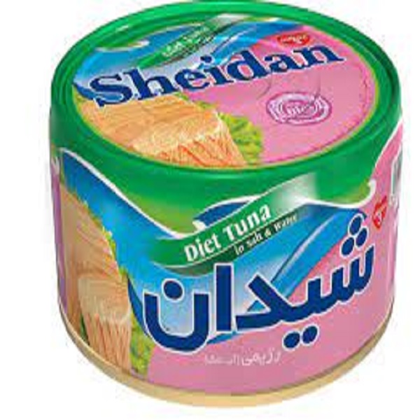 کنسرو تن ماهی رژیمی ورزشی شیدان