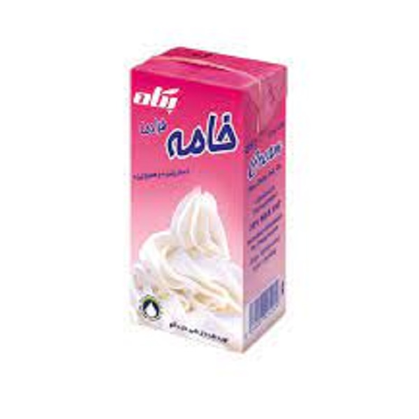 خامه استریل پاکتی200سی سی پگاه