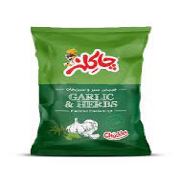 چیپس سیر و سبزی 70چاکلز