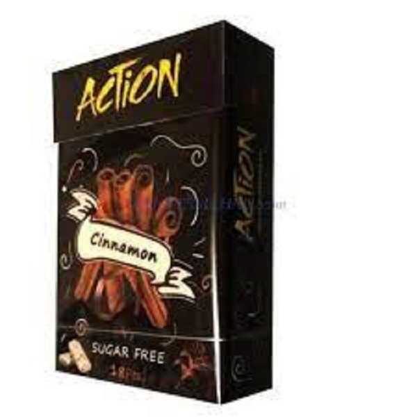 آدامس فیلیپ تاپ اکشن با طعم دارچین -دراژه بدون شکر 