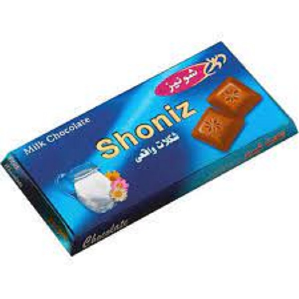 شکلات تابلت شیری 100  شونیز