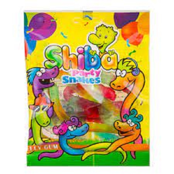 پاستیل مار 90 گرم شیبا 