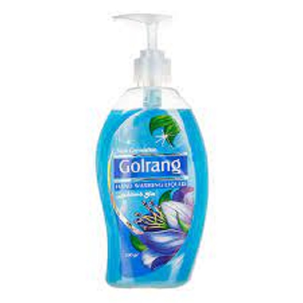 مایع دستشویی صدفی آبی 500گرم گلرنگ
