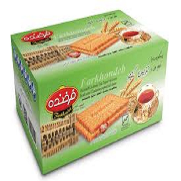 بیسکویت پذیرایی کنجدی هل250 فرخنده