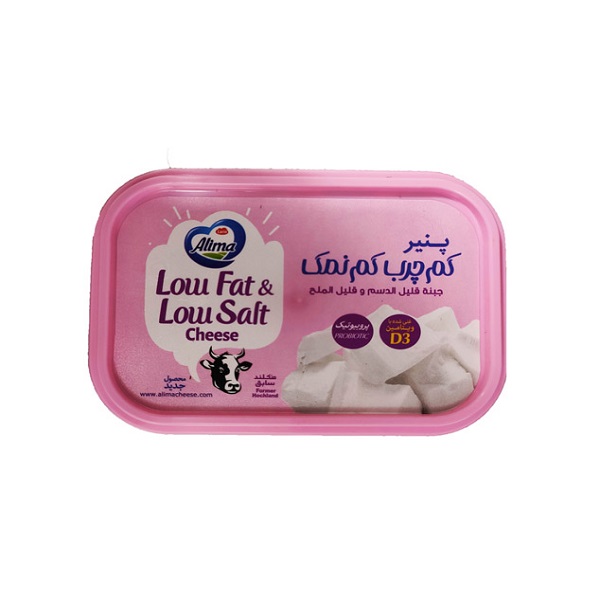 پنیر لبنه 250 کم چرب کم نمک ویتامین دی آلیما(هراز)