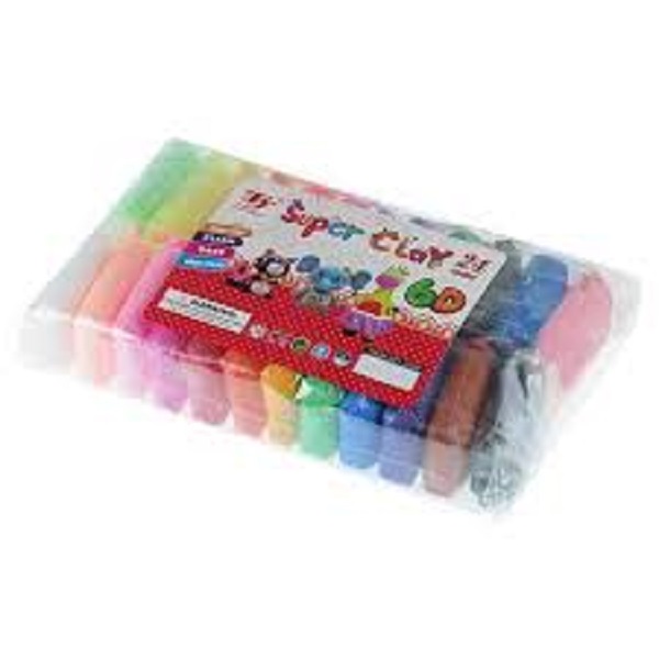 خمیر بازی سلفونی 12رنگ سوپر لایت