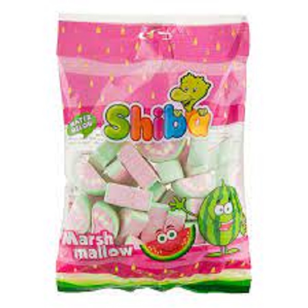 مارشمالو هندوانه 100 گرمی شیبا