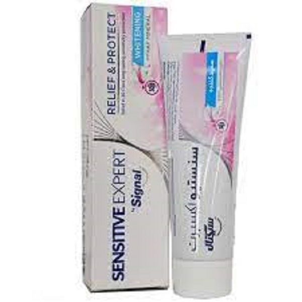 خمیردندان سفیدکننده 100 سنستیو اکسپرت سیگنال