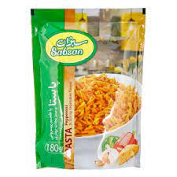 پاستا با طعم پپرونی و سبزیجات بهاری سبزان