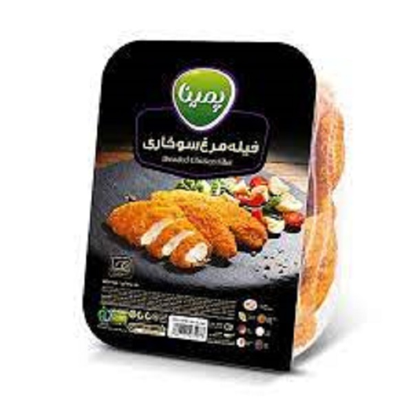 فیله مرغ سوخاری 400 گرمی پمینا 