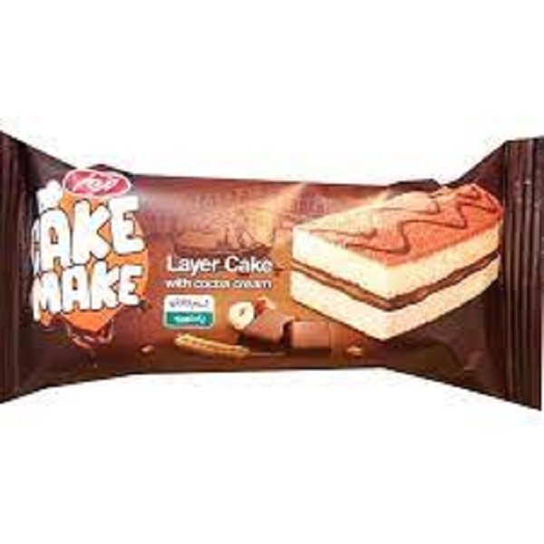 کیک مینی رول وانیلی با کرم کاکائو 35 مزمز