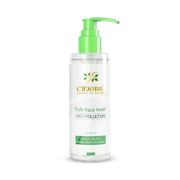 ژل شتسوی صورت چرب مرطوب کننده ضد آلودگی هوا سینره