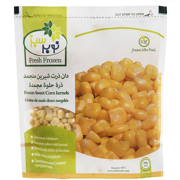 ذرت دان 400  گرمی نوبر سبز