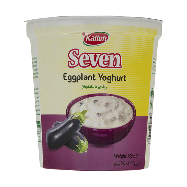 ماست طعمدار بادمجان 750 گرمی کاله