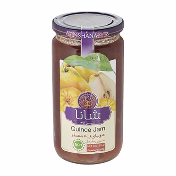 مربا به شیشه بلند 310 گرم شانا