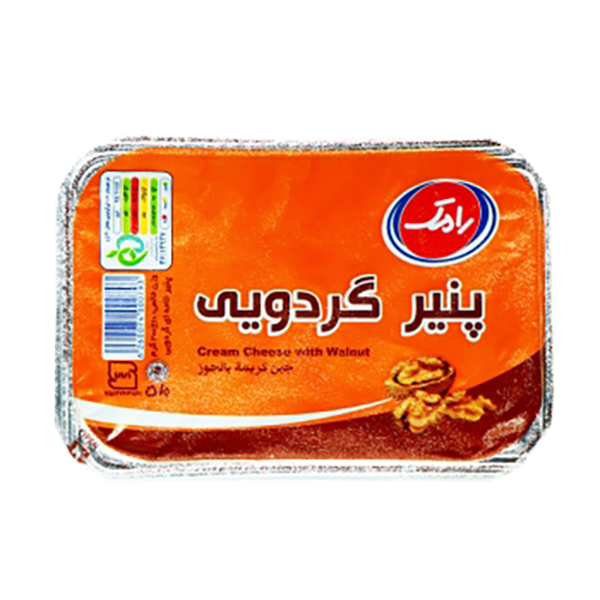 پنیر خامه ای گردویی 200 گرمی رامک