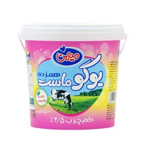 یوگو ماست همزده کم چرب 900 میهن