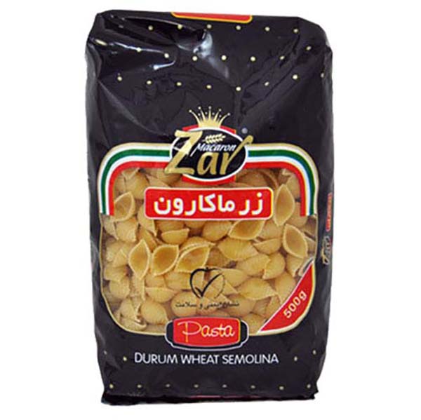 ماکارونی فرمی شلز  500گرمی زرماکارون
