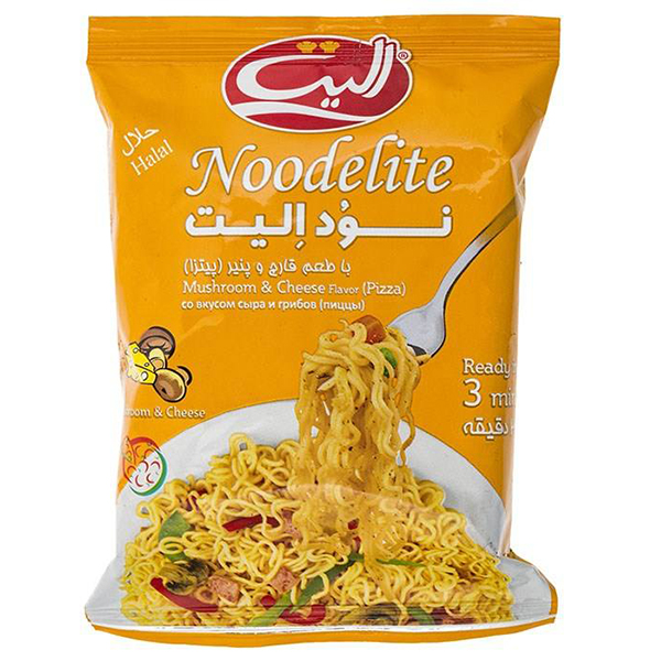 نودالیت با طعم قارچ و پنیر پیتزا