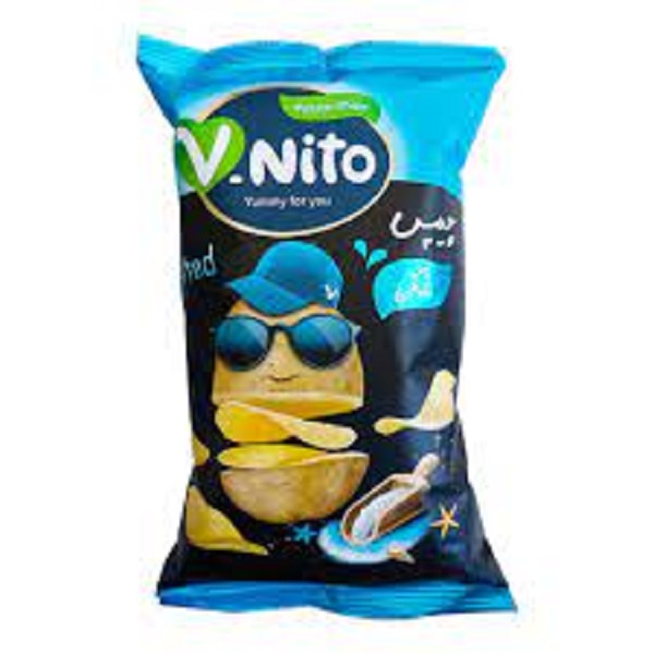 چیپس سیب زمینی نمکی 105 وی نیتو